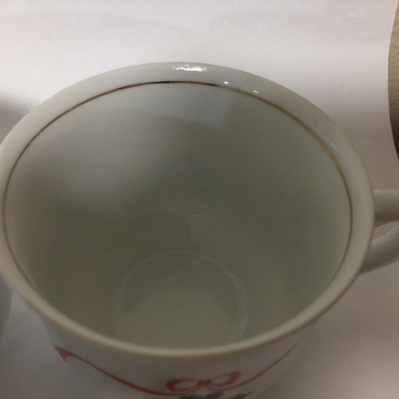 Tea Coffee Cup Christmas Mistletoe Korona Poland - Picture 3 of 16